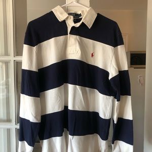 Polo Ralph Lauren Vintage Rugby Shirt Striped
